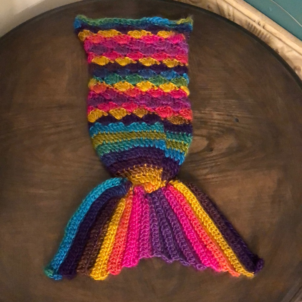 Handmade infant mermaid body sweater - Picture 3 of 5